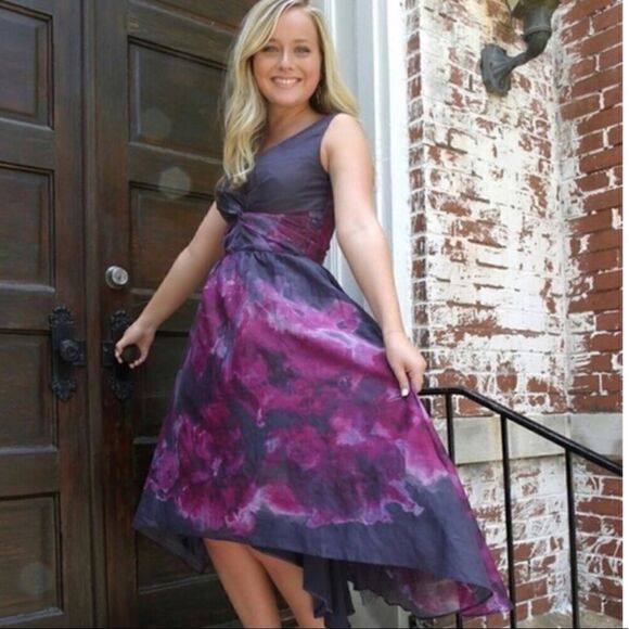 Lela Rose Neiman Marcus watercolor dress - Picture 1 of 11